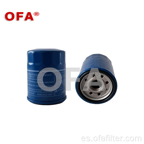 15400-PLC-004 003 Filtro de aceite para Honda Automotive